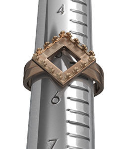 A ring on a ring mandrel